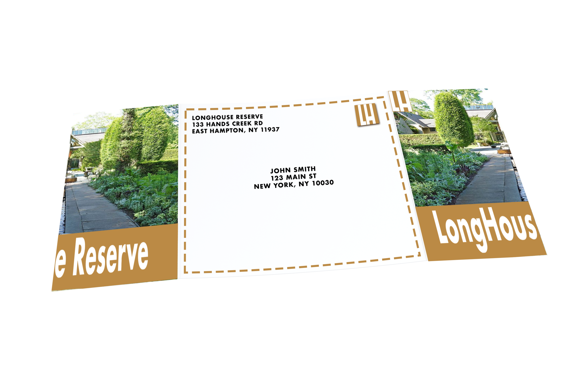 Back of the mailer