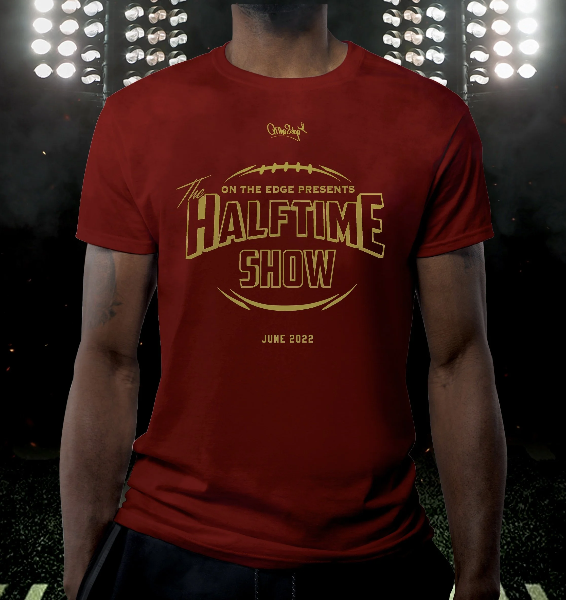 Design for the T-Shirts available at On The Edge Performance Centers' 2022 Recital 