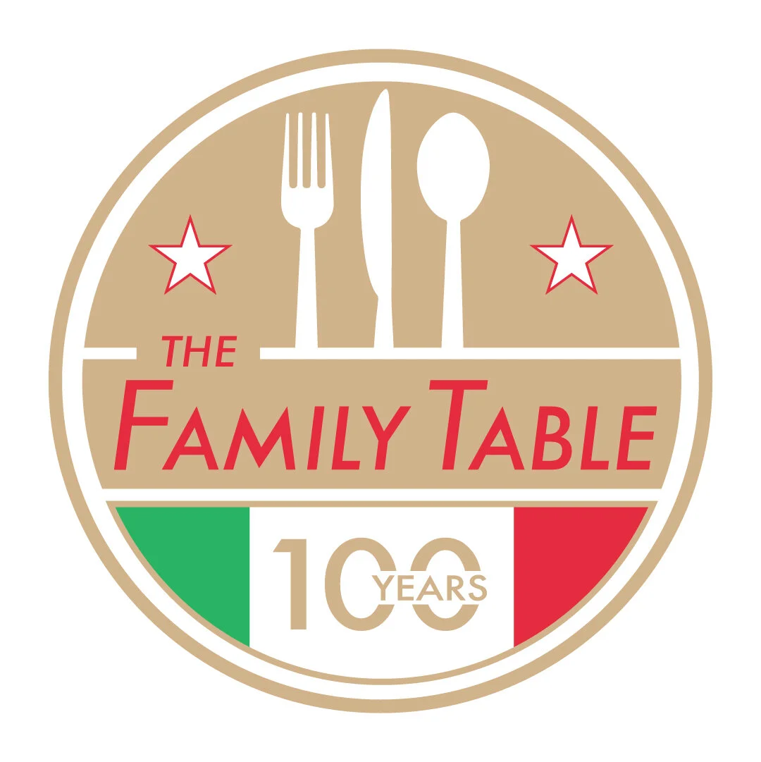 The final logo contains a lot of fitting elements, starting with the color palette. The red and green tie back to the Italian heritage of the restaurant. The tan color refers to ancient Italy architecture. Another thing that was inspired by architect