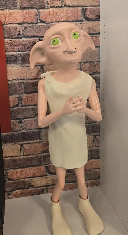 hARRY pOTTER dOBBY LIFE SIZE dISPLAY AND KID mAJIN bUU!!