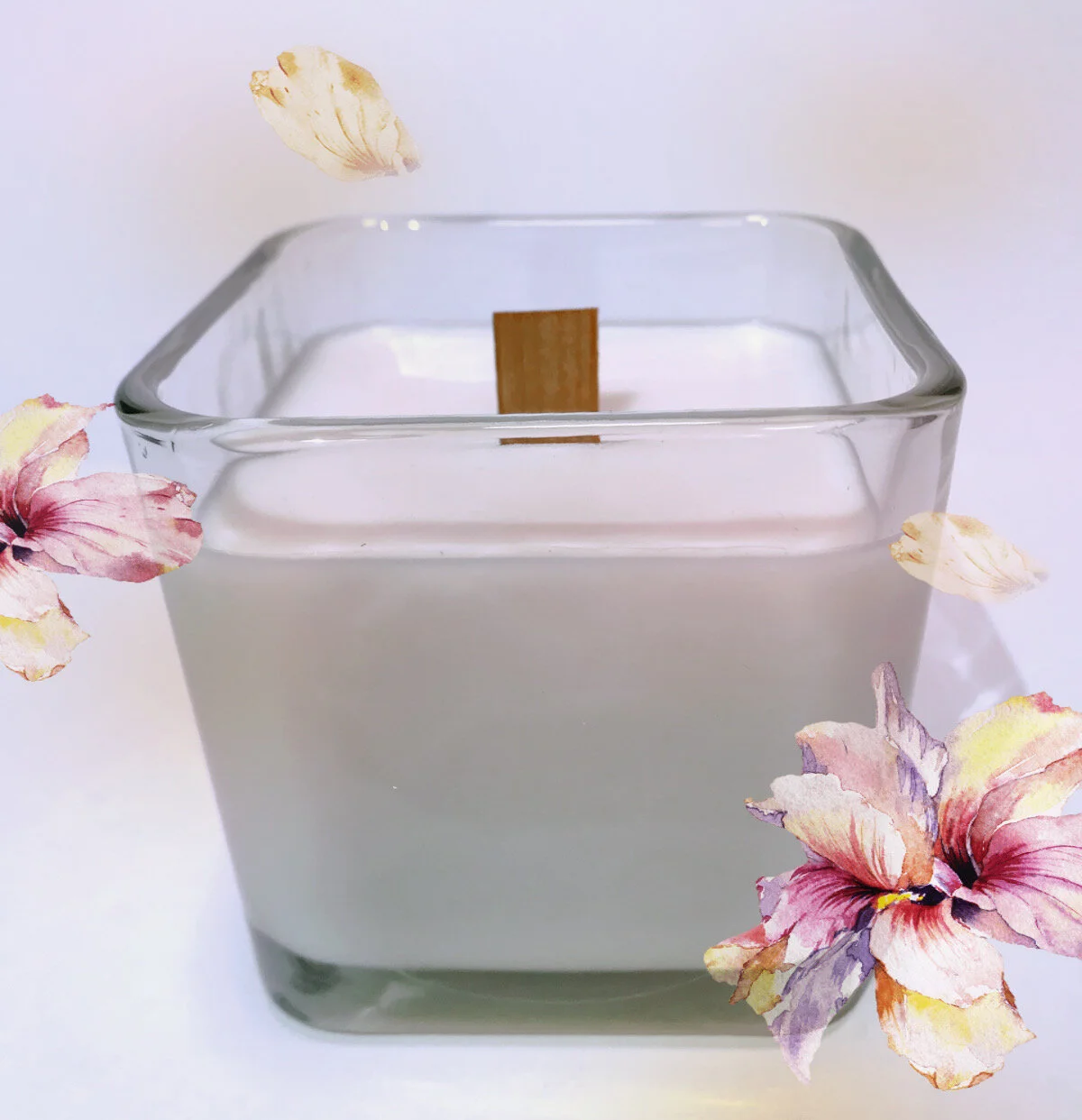 Squared Candle Jar 11oz