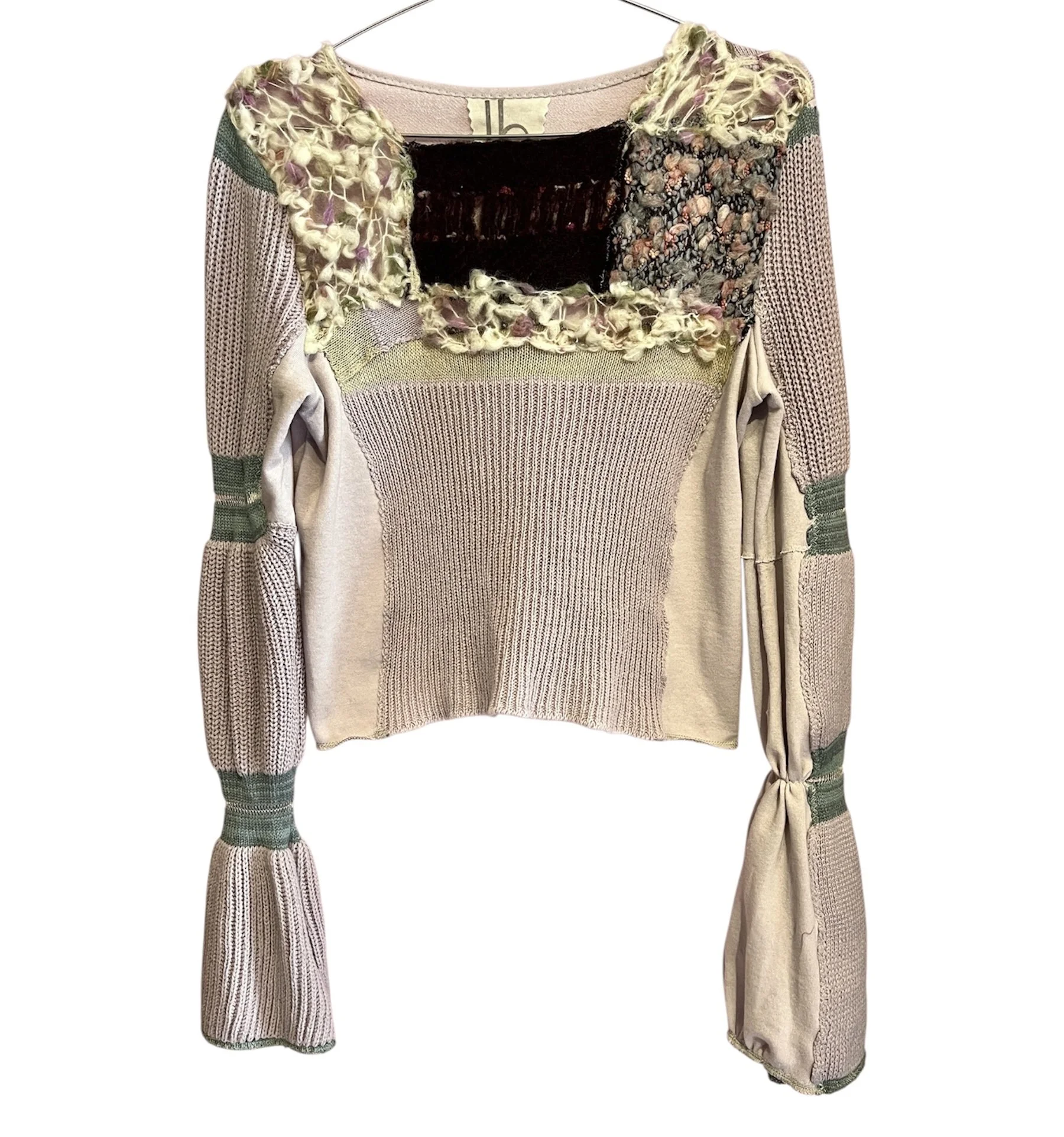 LOGAN BLAGG Patch Knit Sweater