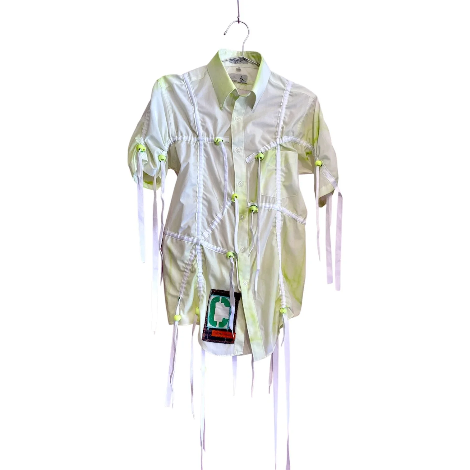 CURIOUS ORANGE Highlighter Cinch Shirt