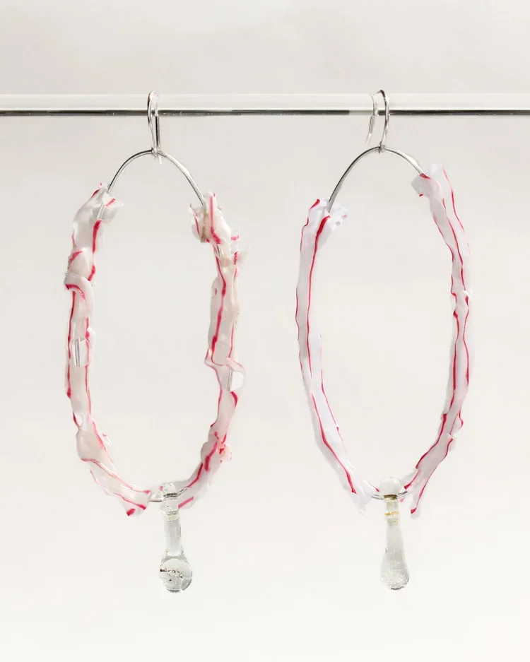 red and white straw earring.webp