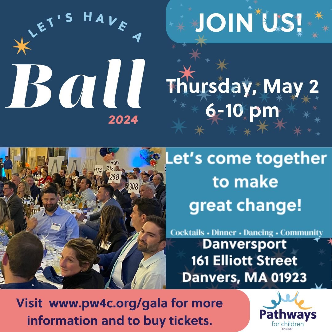 Join us for our annual gala, Let's Have a Ball, on Thursday, May 2nd! 

Visit www.pw4c.org/gala for more information and tickets!

#gala #letshaveaball2024 #danversport #gala