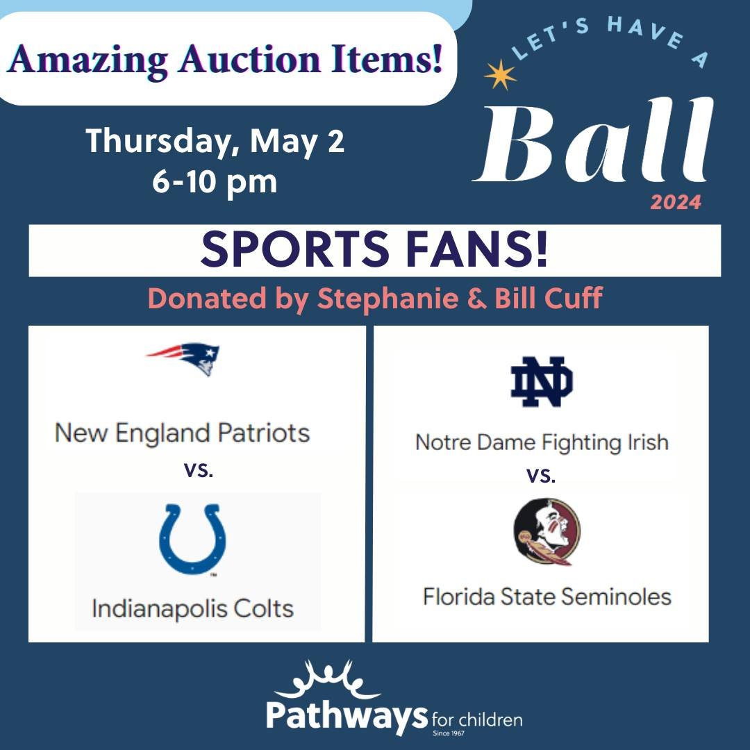 Attention Sports Fans! 

#gala #auction #letshaveaball2024 #pathwaysforchildren