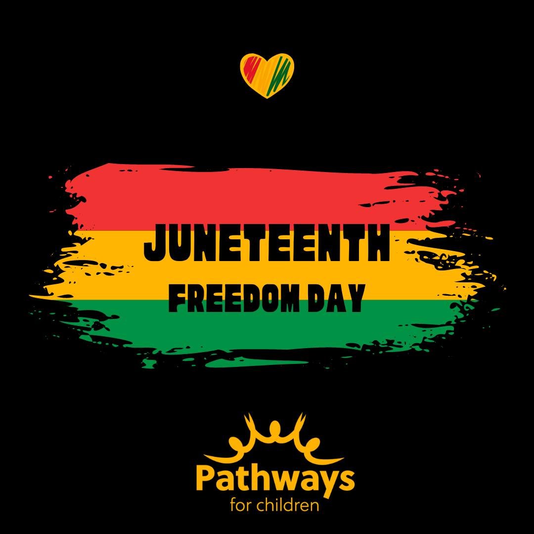 Today, we honor #Juneteenth, the oldest nationally celebrated commemoration of the end of slavery in the United States. May we continue to stand together in the fight for freedom, equality, and justice for all.

#Juneteenth #pathwaysforchildren #glou
