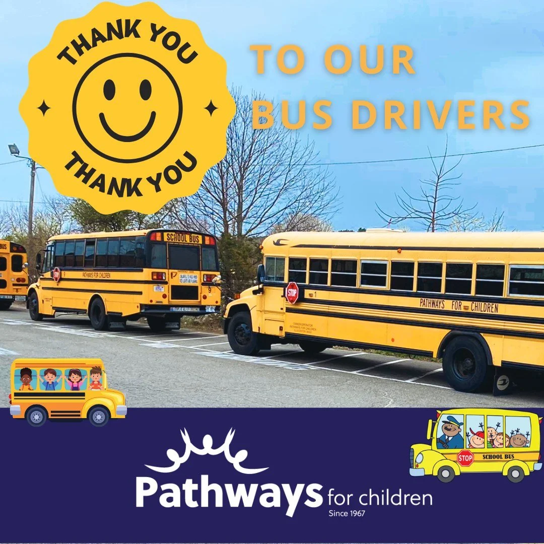 Happy School Bus Driver Appreciation Day!

Today, we honor the dedication and safety efforts of our school bus drivers who transport our students every day. Thank you!

#pathwaysforchildren #schoolbusdriverapprecationday #thankyou