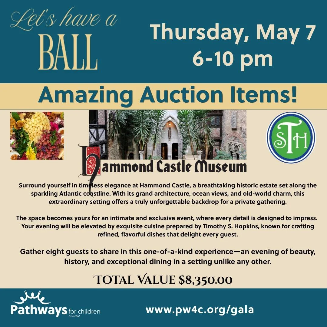 Here's another sneak peek at an auction item! 

Let's Have a Ball gala is next week -Don't miss out on this wonderful event. 

Visit www.pw4c.org/gala for more information. 

#gala #lethaveaball2026 #pathwaysforchildren #auction