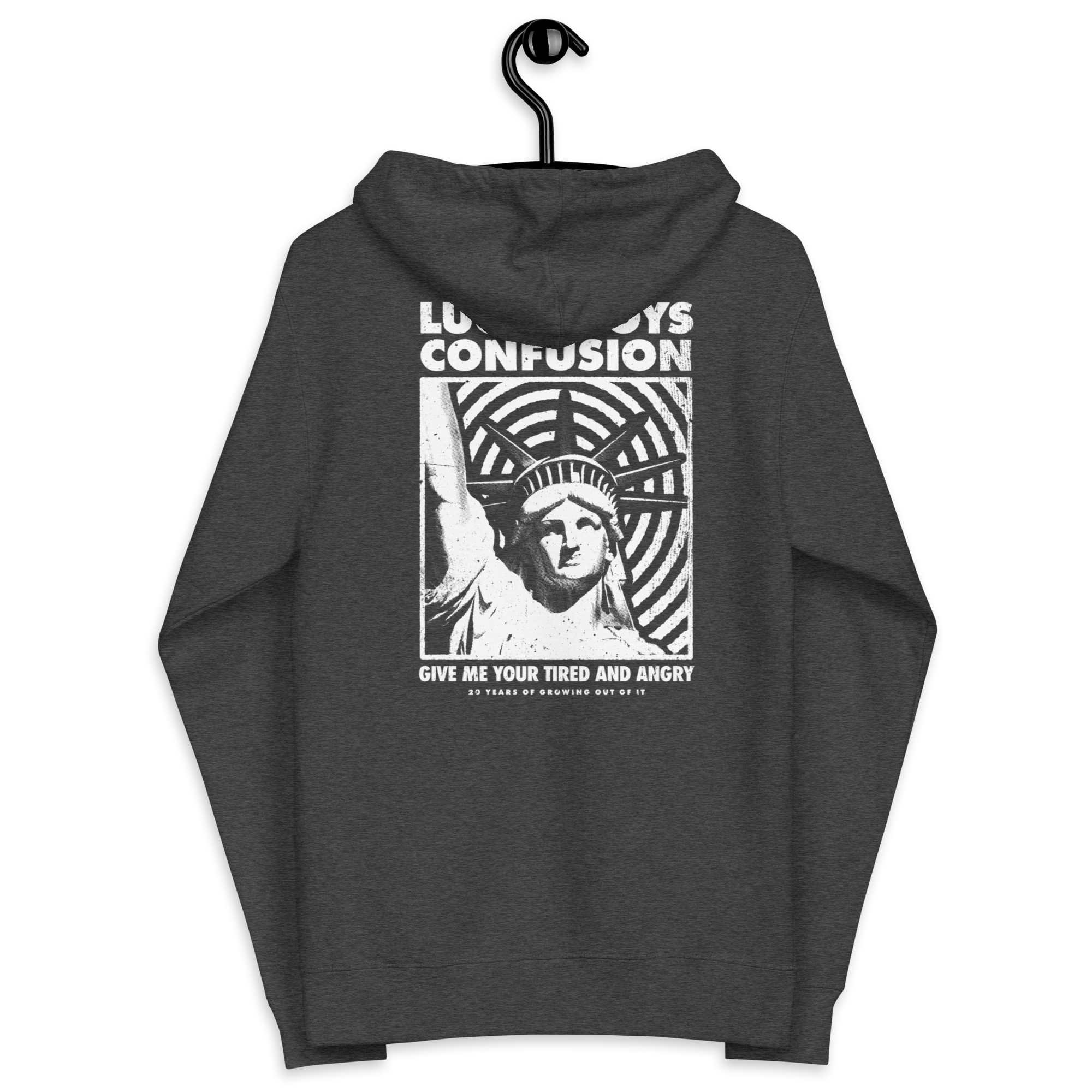 Lucky Boys Confusion Liberty Zip Hoodie - Charcoal Heather-3.png