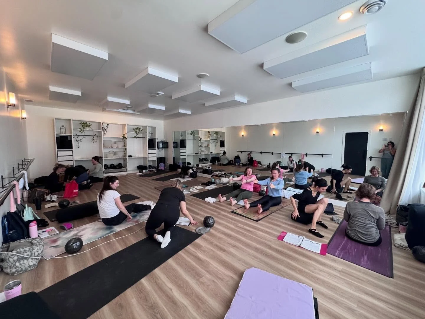 Day # 2 of our  3rd FUNCTIONAL PILATES TEACHER TRAINING. 

Don&rsquo;t worry, if you missed this opportunity, our next one is a RETREAT AND TRAINING, need an excuse to escape Canada 🇨🇦?

📍@sourceyoga_  Portugal 🇵🇹 
Four Days / Three Nights at th