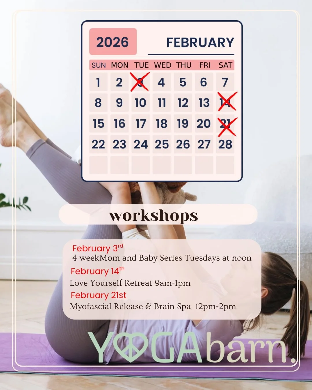 New Month ✨

New Workshop ‼️ &amp; Leslie McMillan is back from Taiwan for〰️〰️ Acupuncture and Thai Massage 〰️〰️