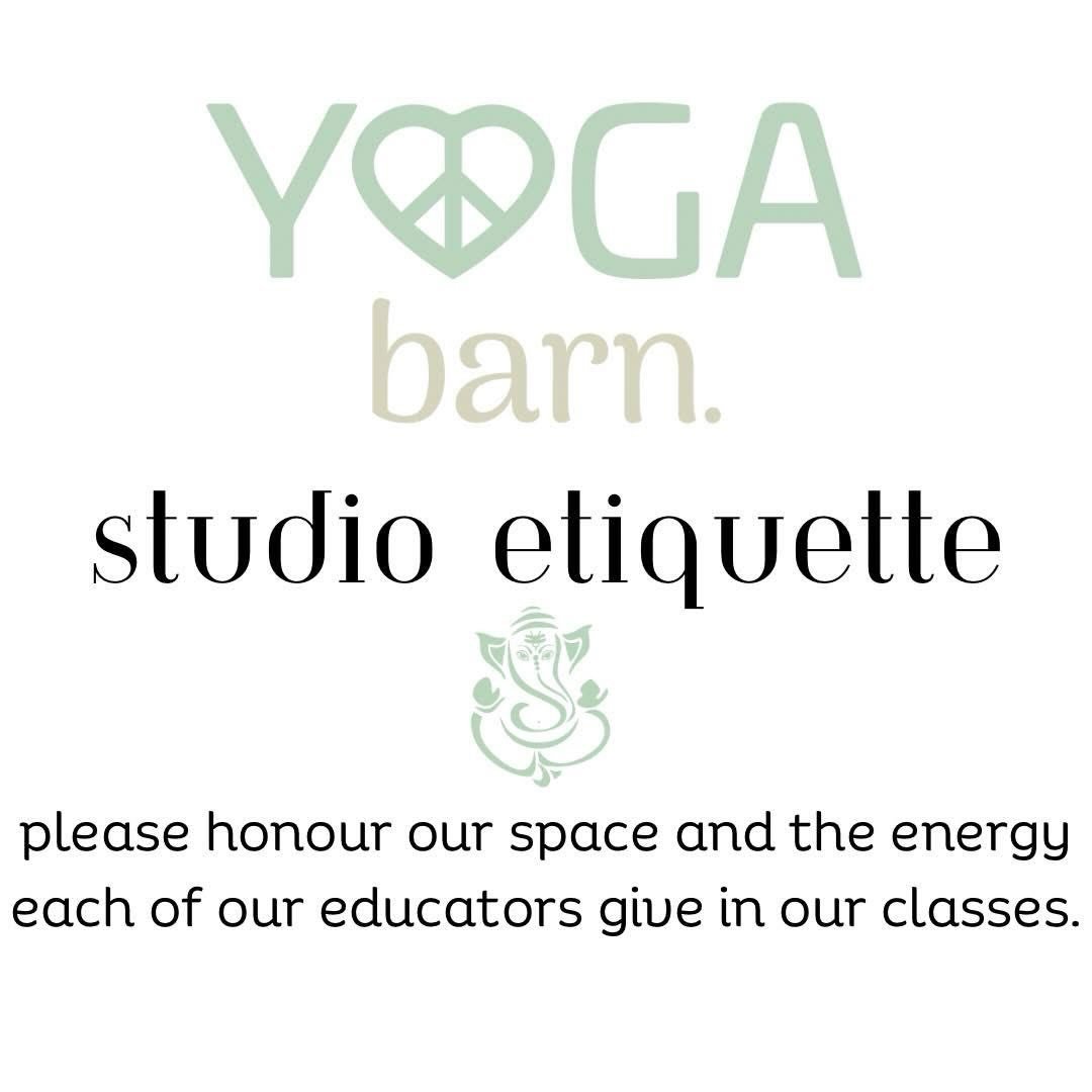 ✨ Studio Etiquette Reminder ✨no phones, no , smart watch alarms no notifications 🔔 during Savasana :) 

As educators, our teachers put a lot of thought and preparation into each class&mdash;before you even arrive. They also create a calm and nourish