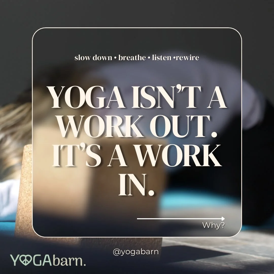 Hot take: yoga isn&rsquo;t really a workout. 🙅and it&rsquo;s not going away&hellip; in fact it&rsquo;s been around for centuries and nowadays it&rsquo;s the practice that everybody needs &hellip;

Yoga isn&rsquo;t a work out. It&rsquo;s a work IN. ?