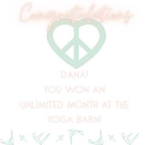 And she did it!!! :) 

Thanks Dana for supporting our Pilates challenge in the month of March!!! 

You won an unlimited package at the studio! 

See you soon! 

#namaste