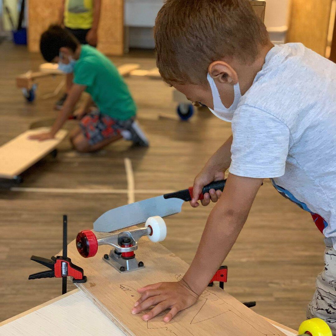 Sawdust is a #Shedder's glitter! ✨ Woodworking is an essential part to our Building and Crafting activities during indoor sessions at Home Base. Besides fine motor skill development, woodworking allows a #Shedder to develop their ability to focus and