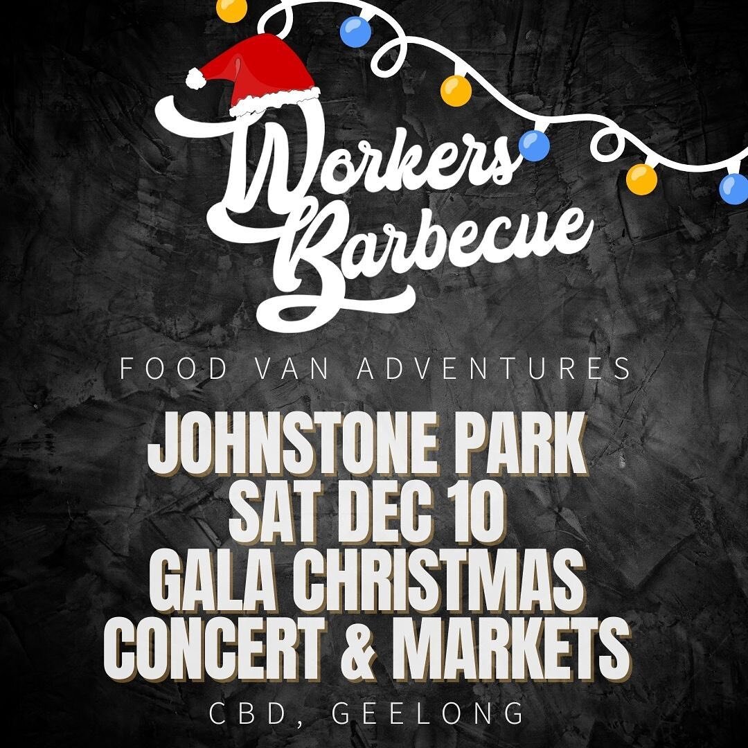 We join @themikmaks, @stellarperry, @imogenbrough and many more talented humans, stall holders and foodies at the @barwon_health GALA CHRISTMAS CONCERT &amp; MARKETS this Saturday evening 🎅🏽 🎄 🎁 

We&rsquo;ll be bringing you the gift of barbecue 