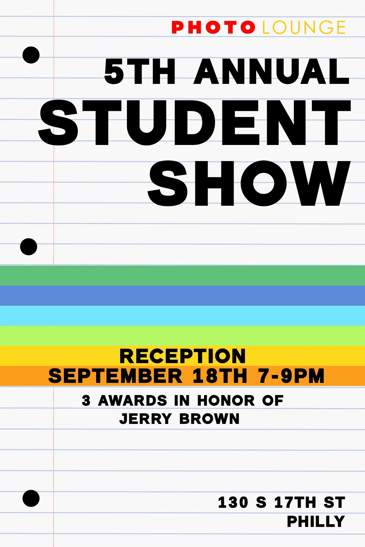PhotoLounge 5th Annual Student Show