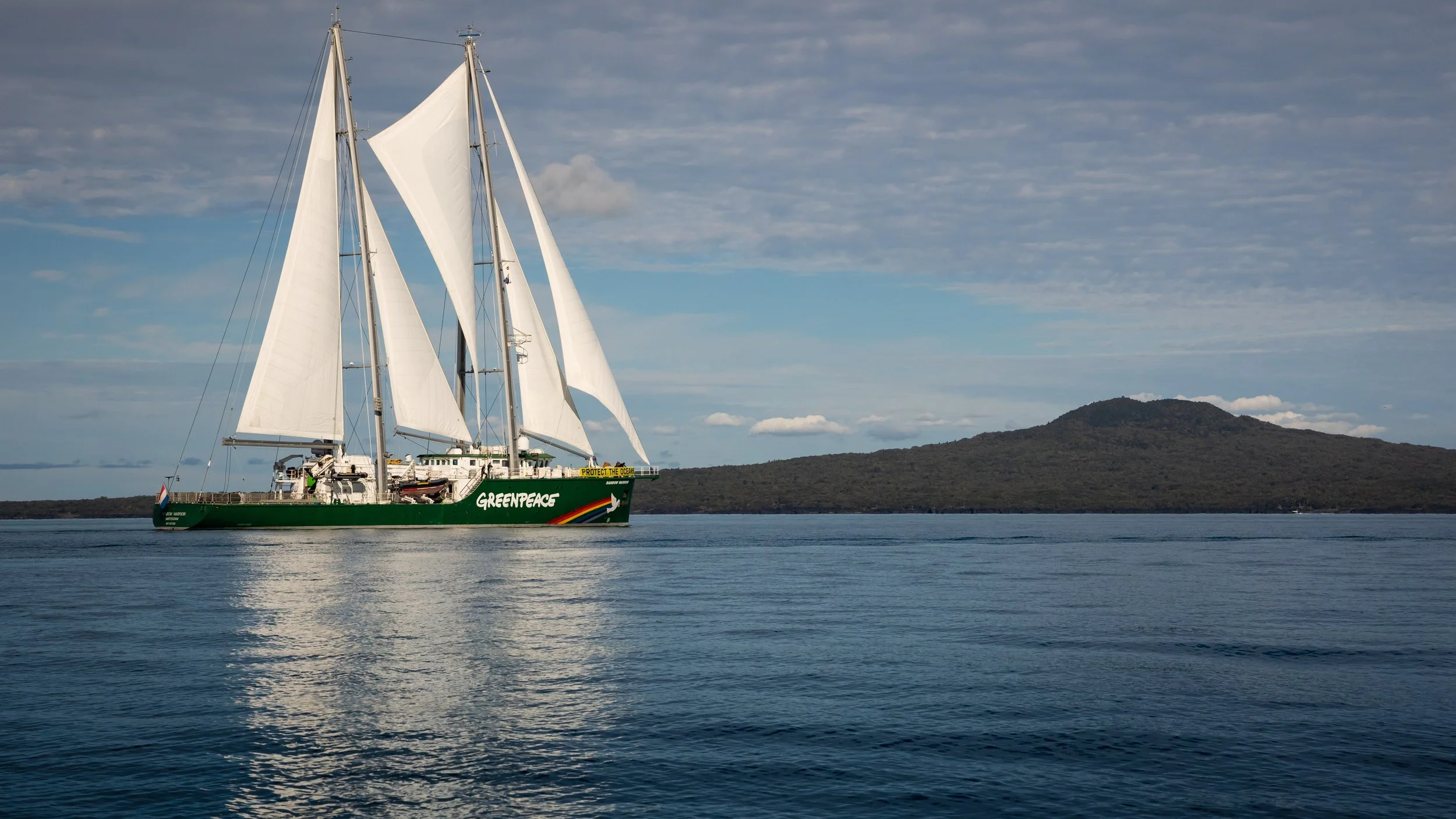 Greenpeace Rainbow Warrior visit