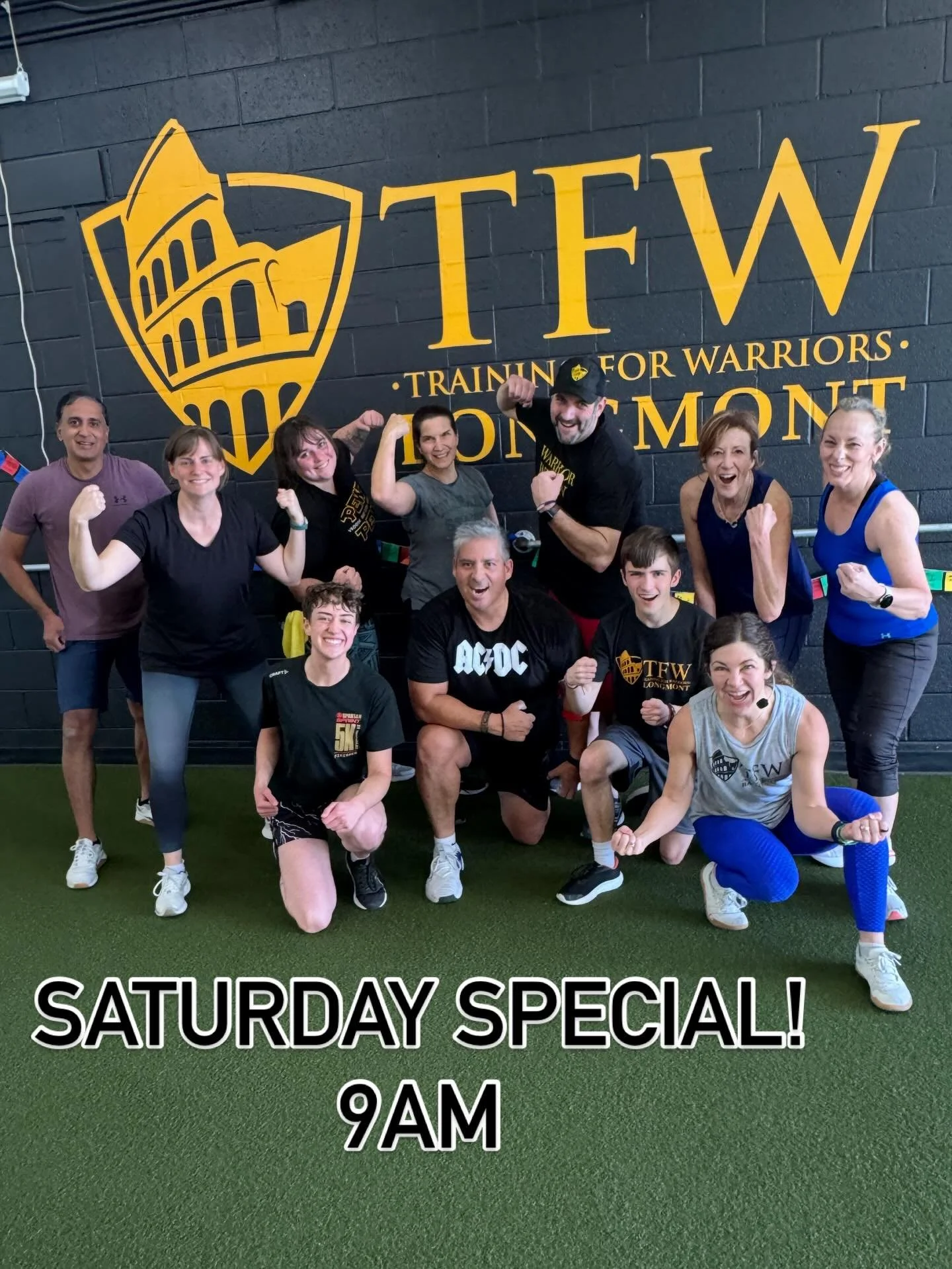 Consistency is key. Don&rsquo;t the holidays derail you!

Join our Warriors on Saturday mornings at 9am to start your weekend off the right way! 

DM or reserve your spot in Mindbody. 

And visit us at www.tfwlongmontfitness.com to learn more about w