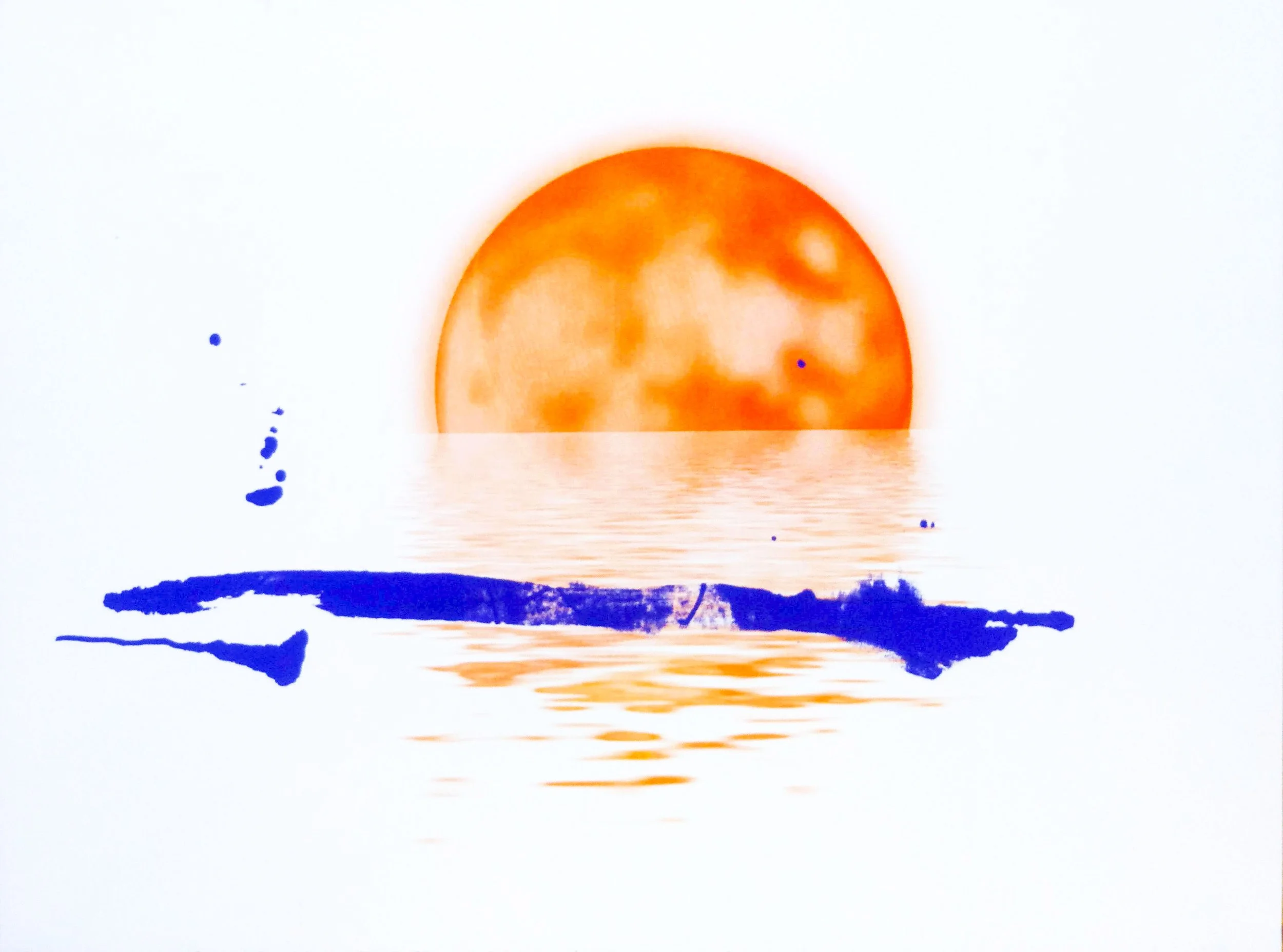 Screen print on paper, size: 23in x 30in