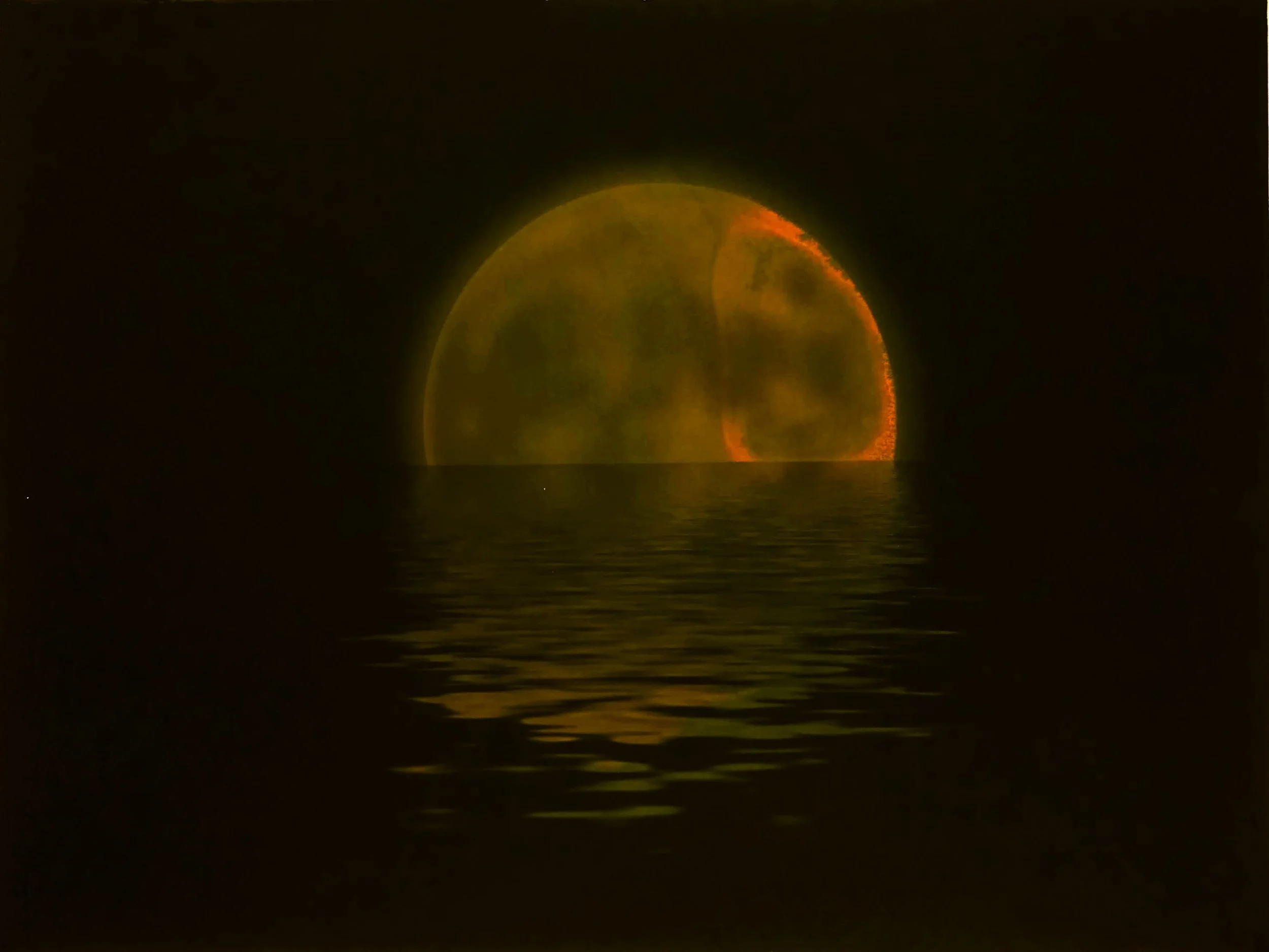 Screen print on paper, size 23in x 30in