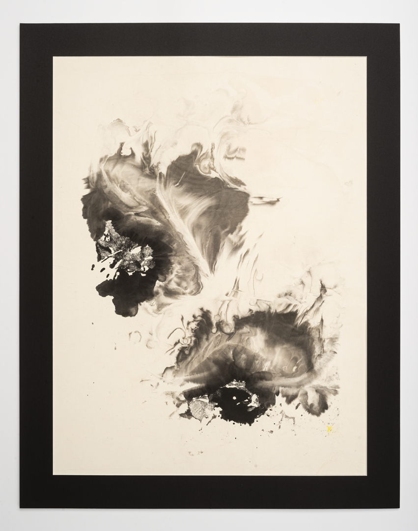 Ink and watercolor on rice paper, size: 29in x 37in