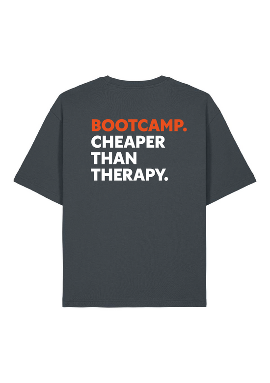 Oversized t-shirt met rugopdruk