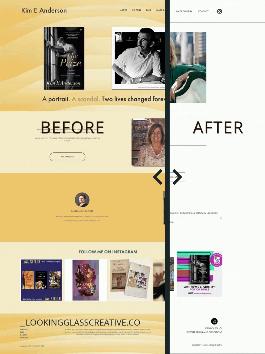 Kim E Anderson AM – Website Redesign Case Study