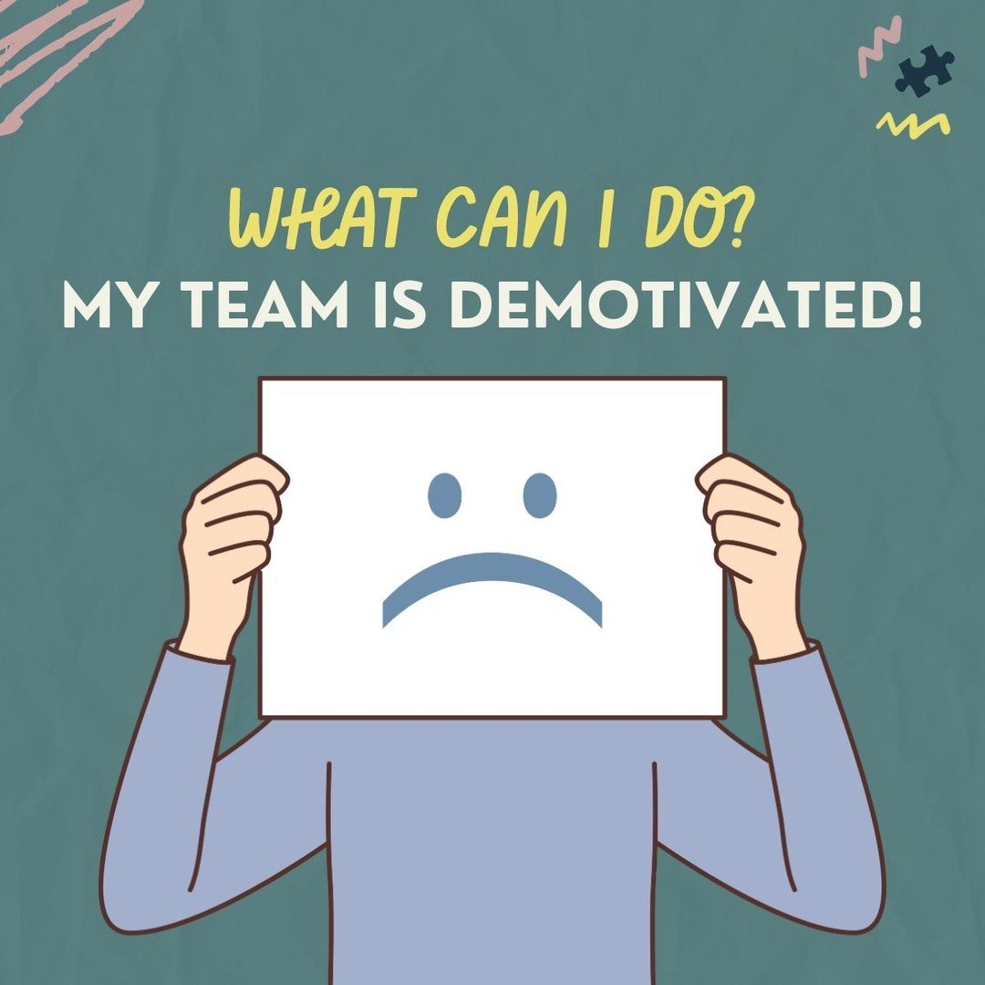 🤸 Need some Motivation? 🤸

Does it feel like your team are a bit down in the dumps and in need some motivation?

Here are 5 cost-effective ways to inspire and engage your team without breaking the bank:

🙏 Acknowledge hard work and dedication
A si