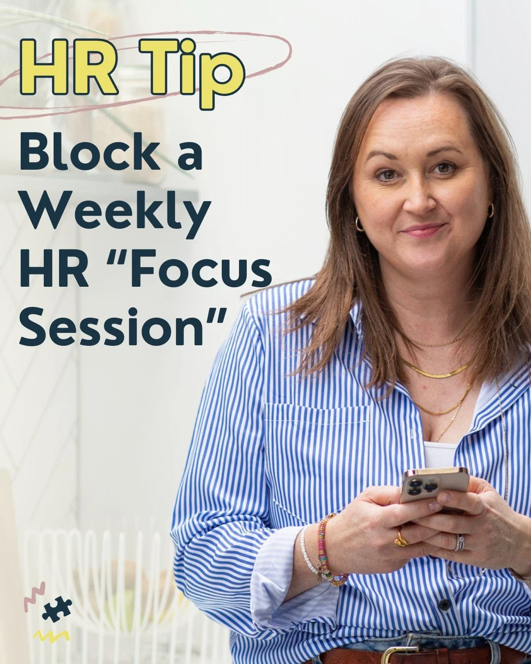 📝 Small Business HR Tip 📝
As a small-business owner, do you find HR tasks piling up between client calls and project deadlines? 
Try blocking out just 30 minutes each week for a dedicated HR Focus Session. Use that time to review leave requests,