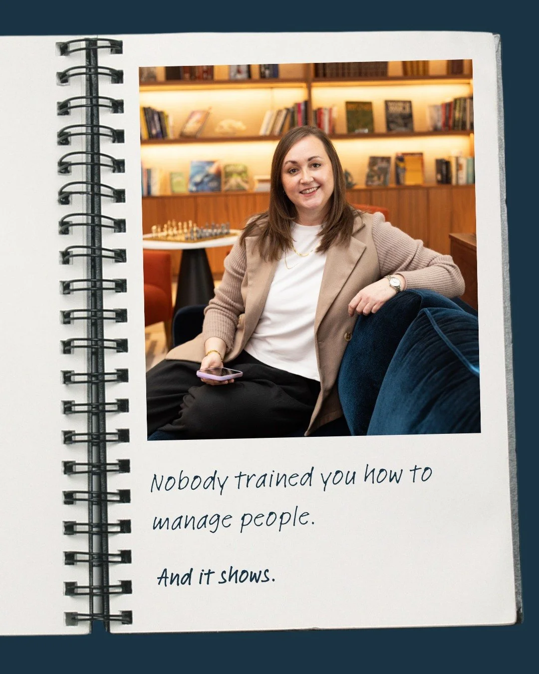 🫣 Nobody trained you to manage people. And it shows. 🫣

Not because you're doing it wrong, but because nobody ever showed you how to do it right. You became a people manager overnight, responsible for someone else's performance, wellbeing, and deve