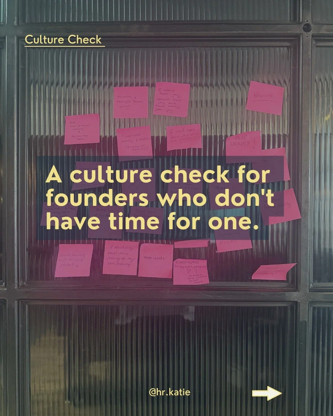 ⁉️ Pop Quiz, Hot Shot... ⁉️ 

Ok, Ok, not a quiz but three questions, no right answers, just useful ones.

Most founders only sit down to think about culture when someone resigns, and by that point you're usually replaying the last few months trying 