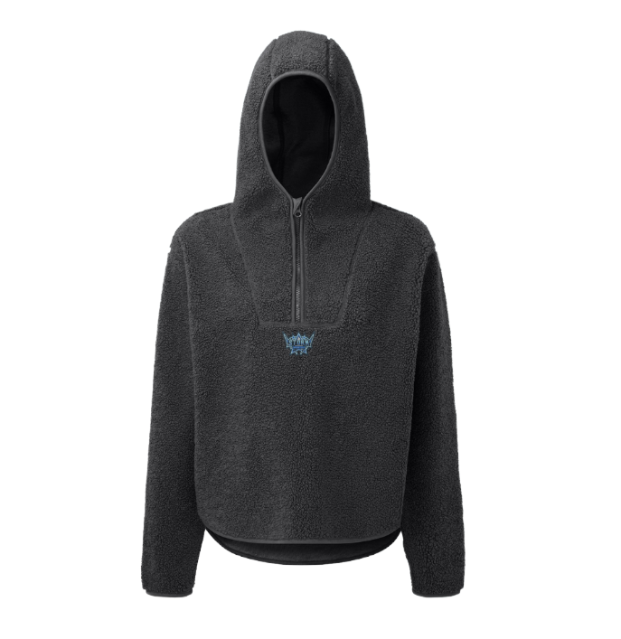 Adult 1/4 zip Sherpa Hoodie