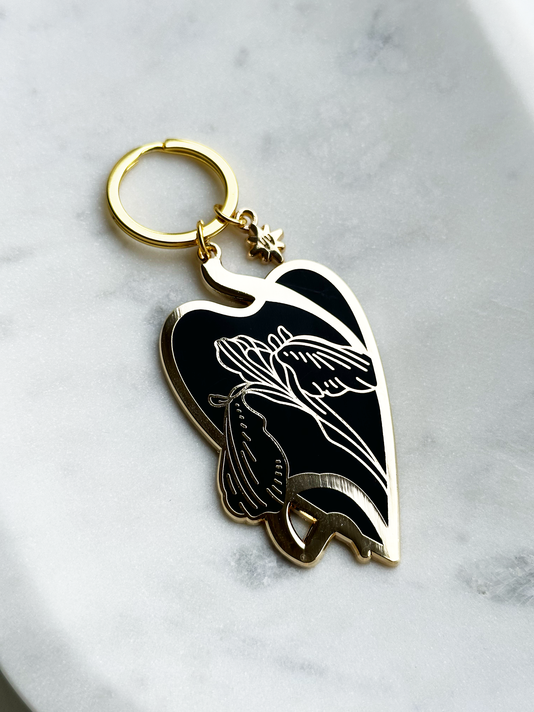 Iris Keychain