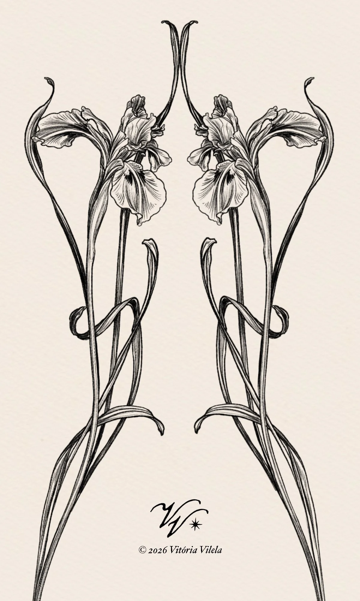 Iris N.37 - Symmetrical piece
