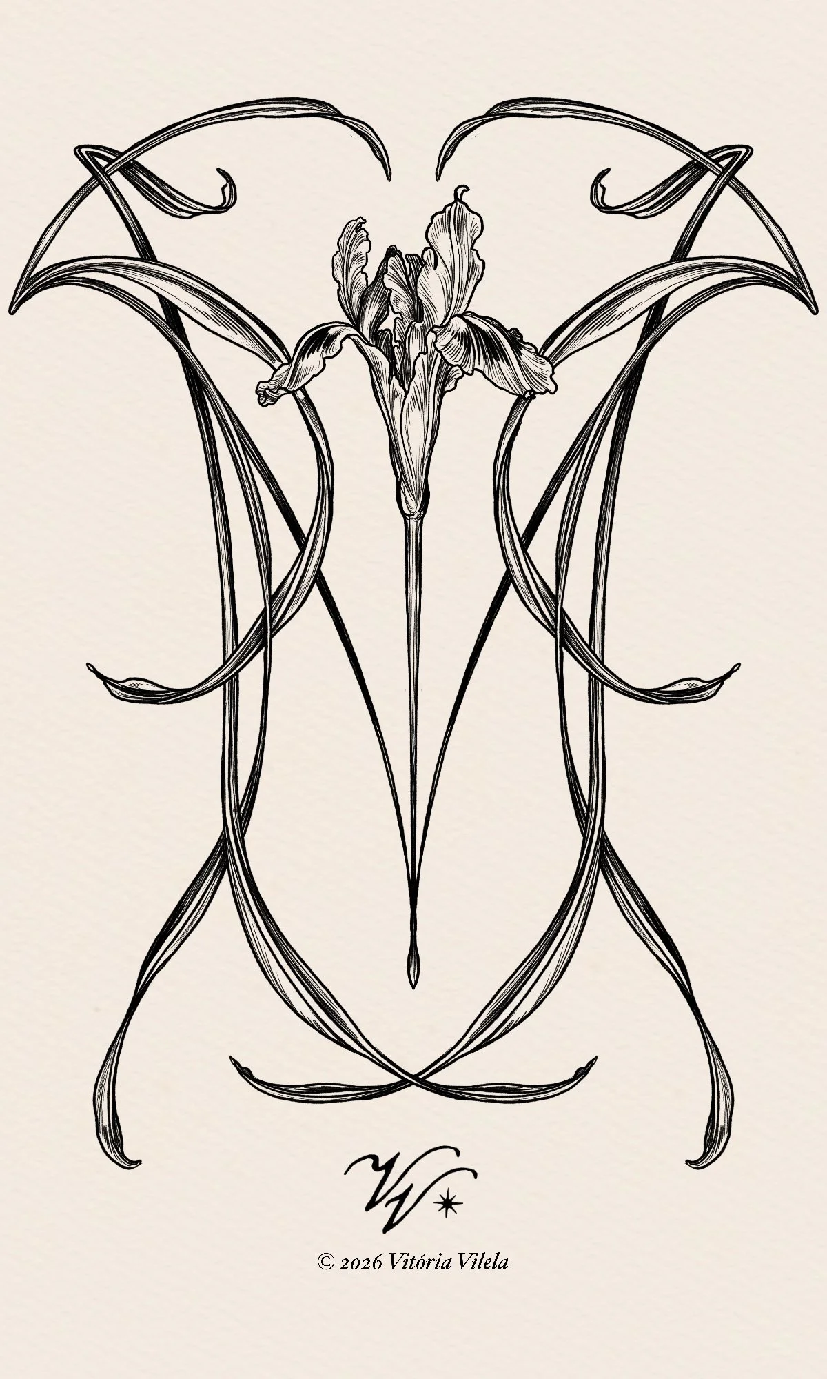Iris N.28 - backpiece