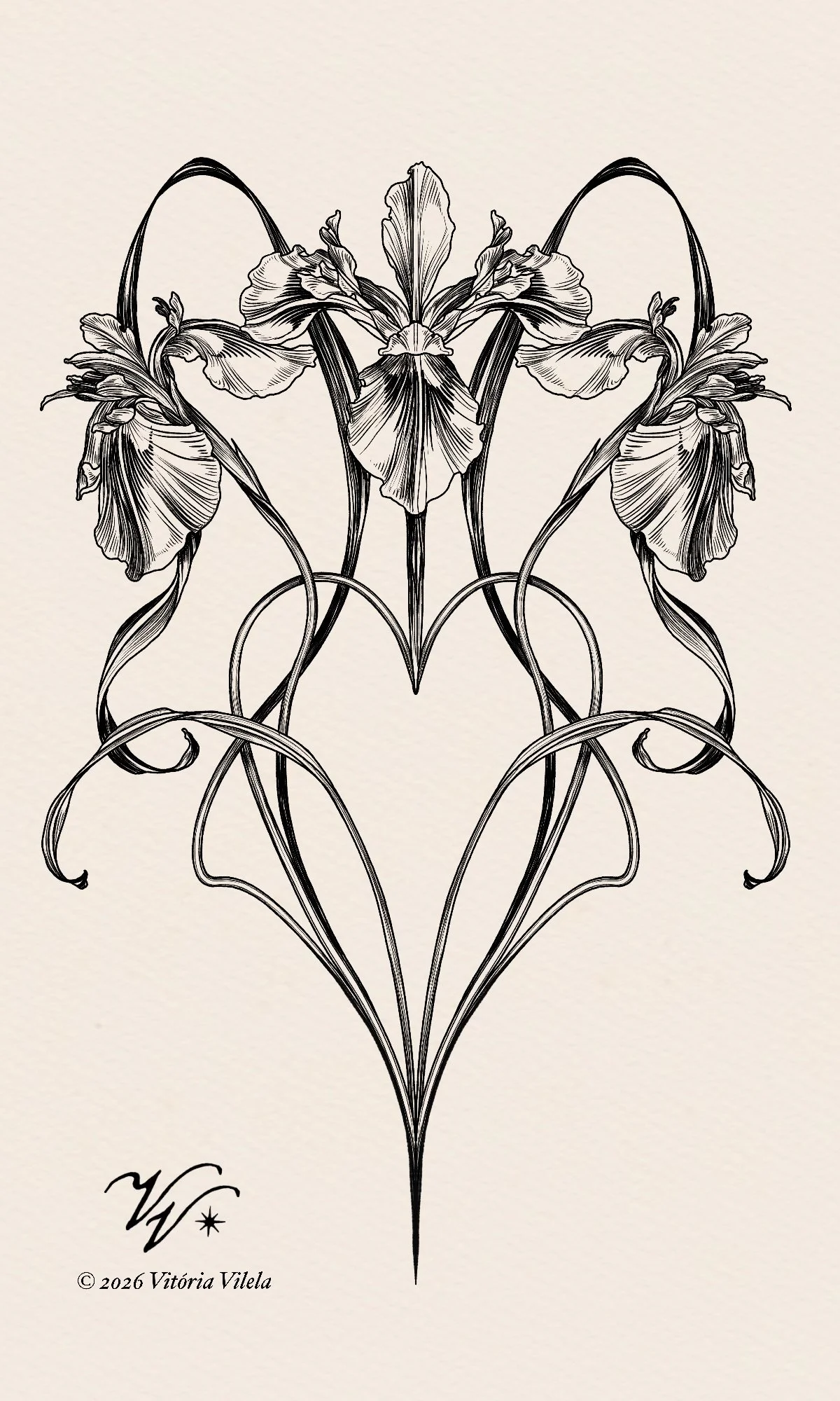 Iris N.31 - Backpiece
