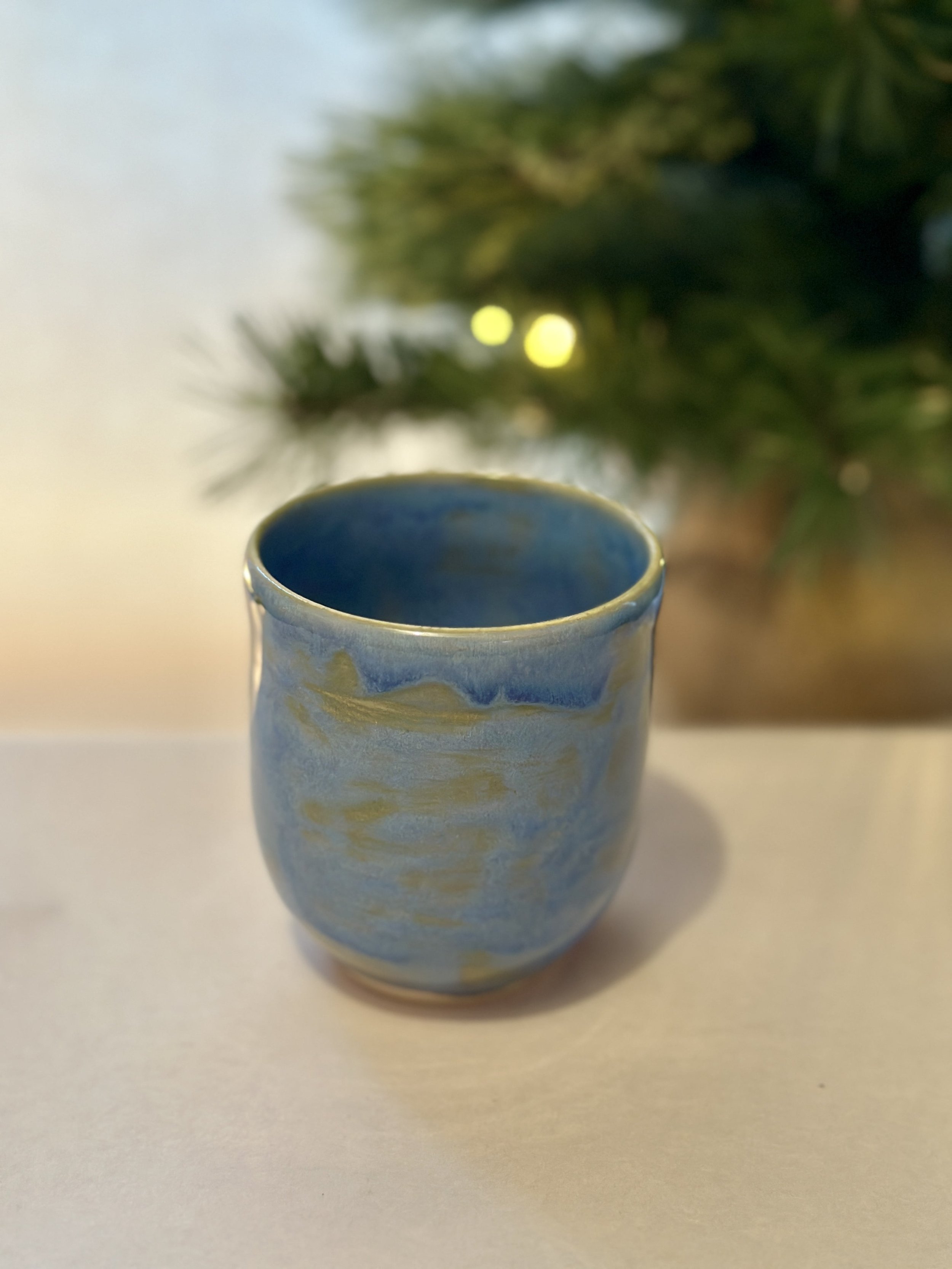 Blue Lagoon Small Handheld Mug