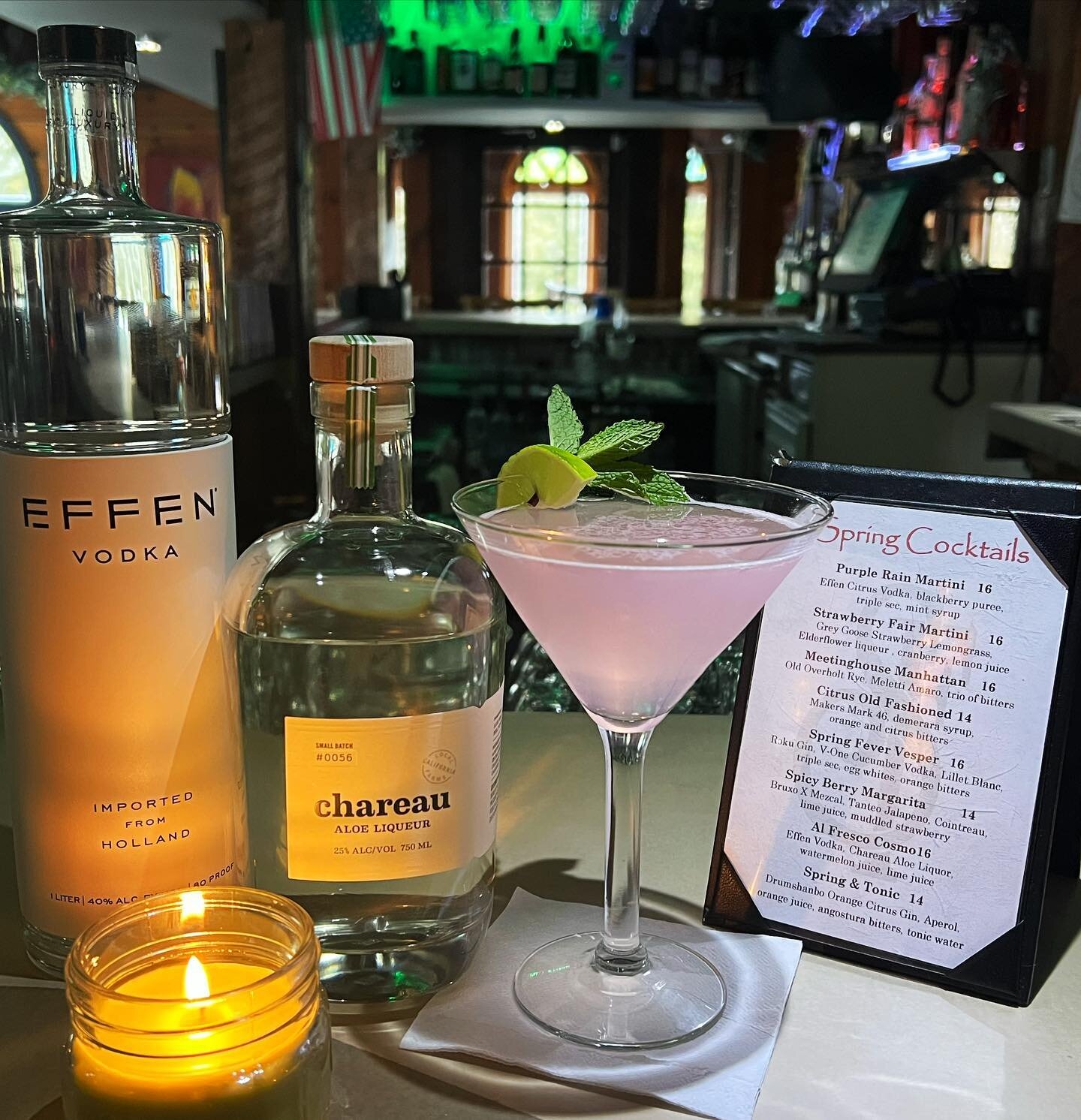 The Month of Love is behind us and now we look forward to Spring! Tonight we roll out our Spring Cocktail Menu with drinks highlighting bright and refreshing flavors. 

Who doesn&rsquo;t like a good Cosmo? Yes, we&rsquo;ve been told we make the best 
