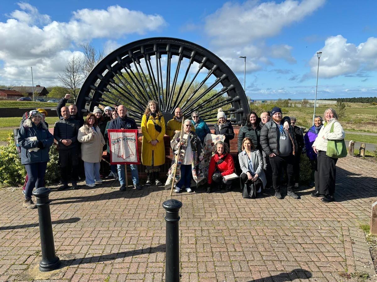 More photos from yesterday&lsquo;s visit to Holden courtesy of the East Durham Trust, where there is a community energy organisation intending to make good community use of the mine water via heat exchanger pump. #horden @eastdurhamtrust #coatofhopes