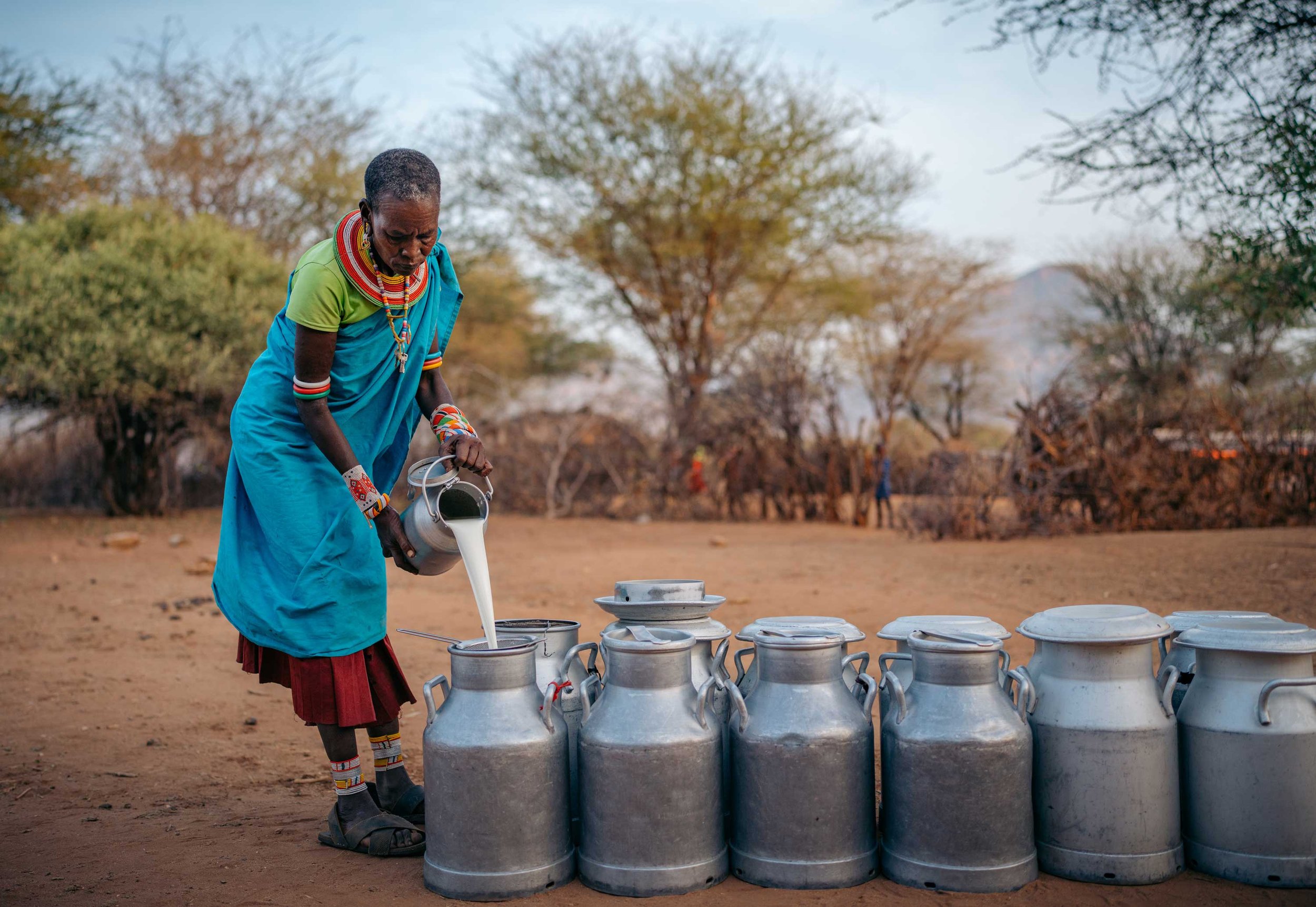 Samburu women taking part in the Milk to Market program driven by The Sarara Foundation and Reteti Elephant Sanctuary