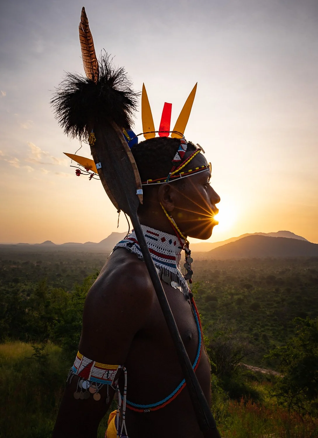 Samburu Warrior at Sarara in Kenya