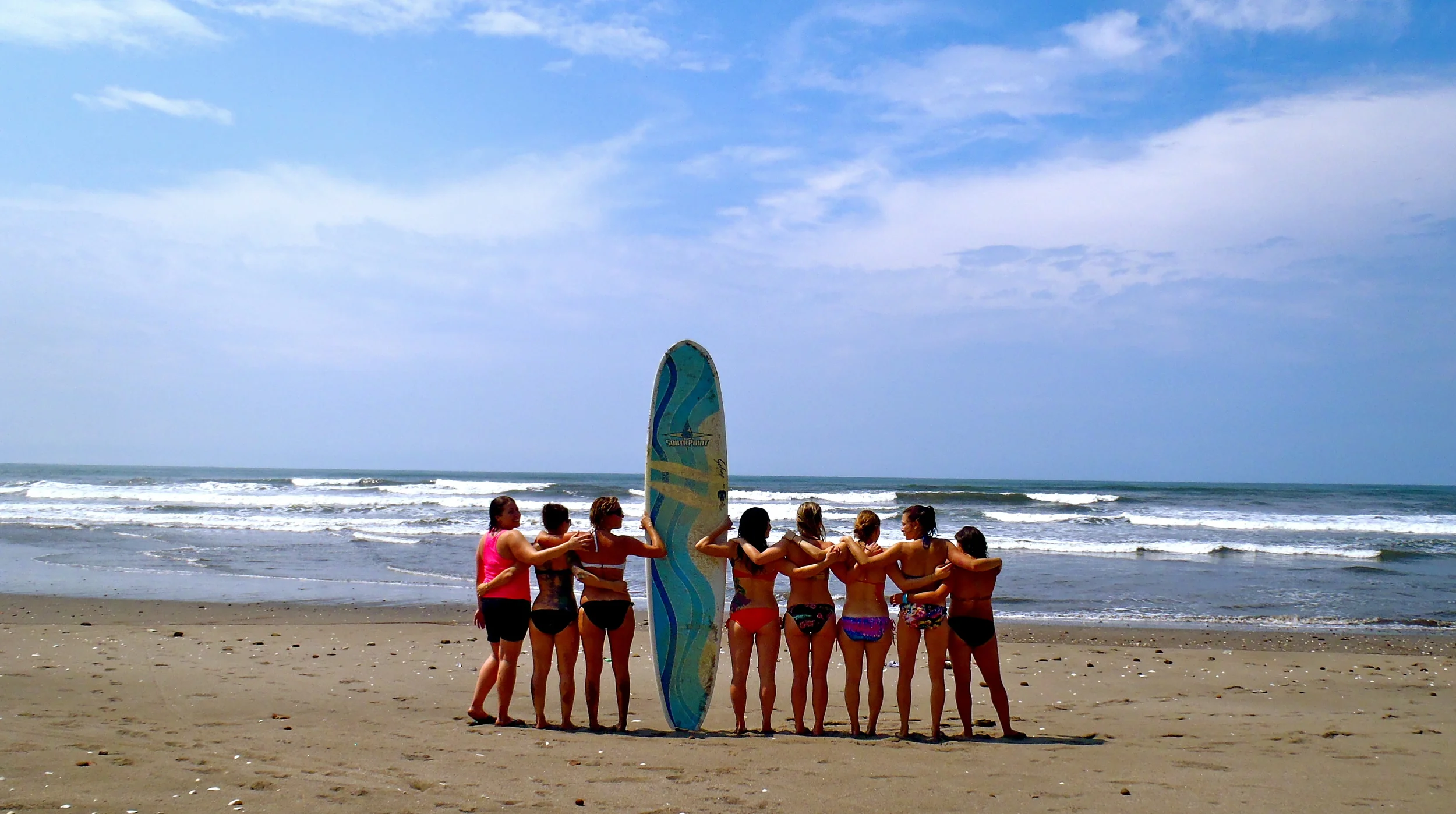 Small group surf lesson in Southern Nicaragua