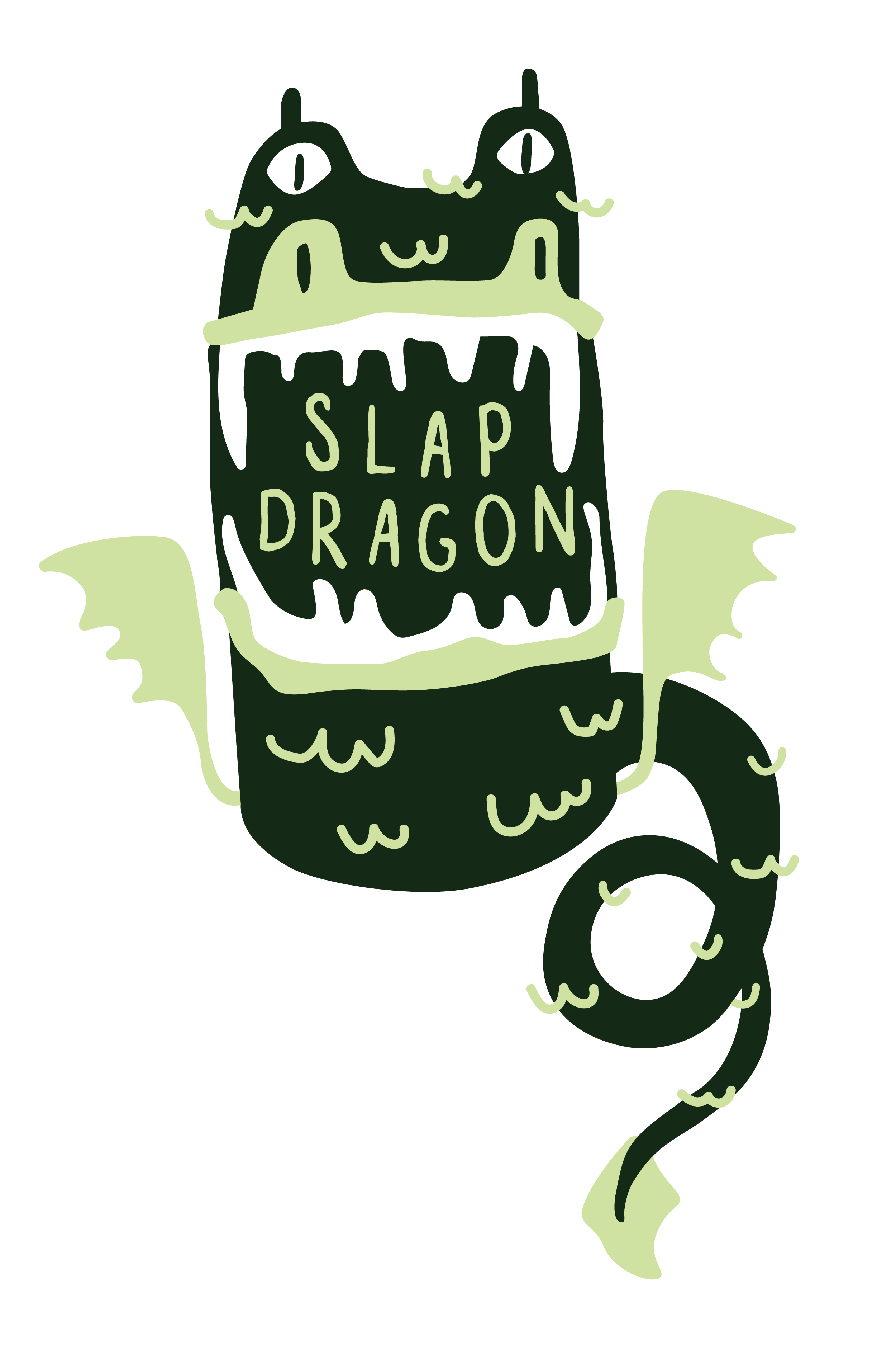 Slap Dragon - Logo Illustration