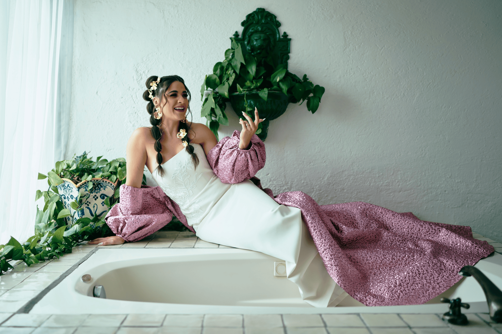 Custom Wedding Cape - Sewing Project