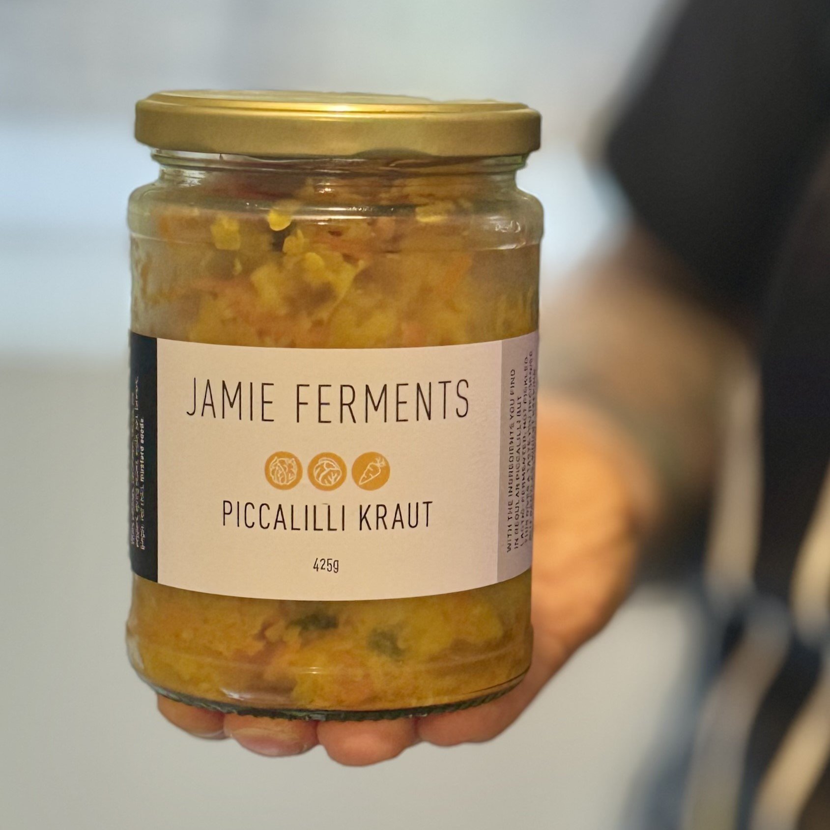 Jamie Ferments Piccalilli Kraut