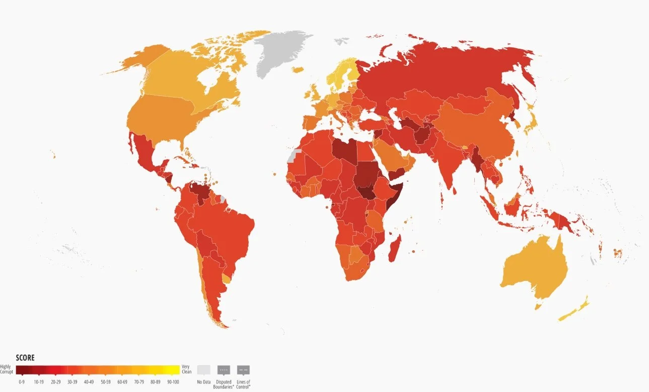 Indice de Perception de la Corruption 2025: la corruption progresse, ce que cela change pour votre cartographie des risques