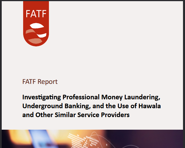 Blanchiment professionnel et réseaux parallèles: le GAFI alerte sur l’hawala et l’Underground Banking