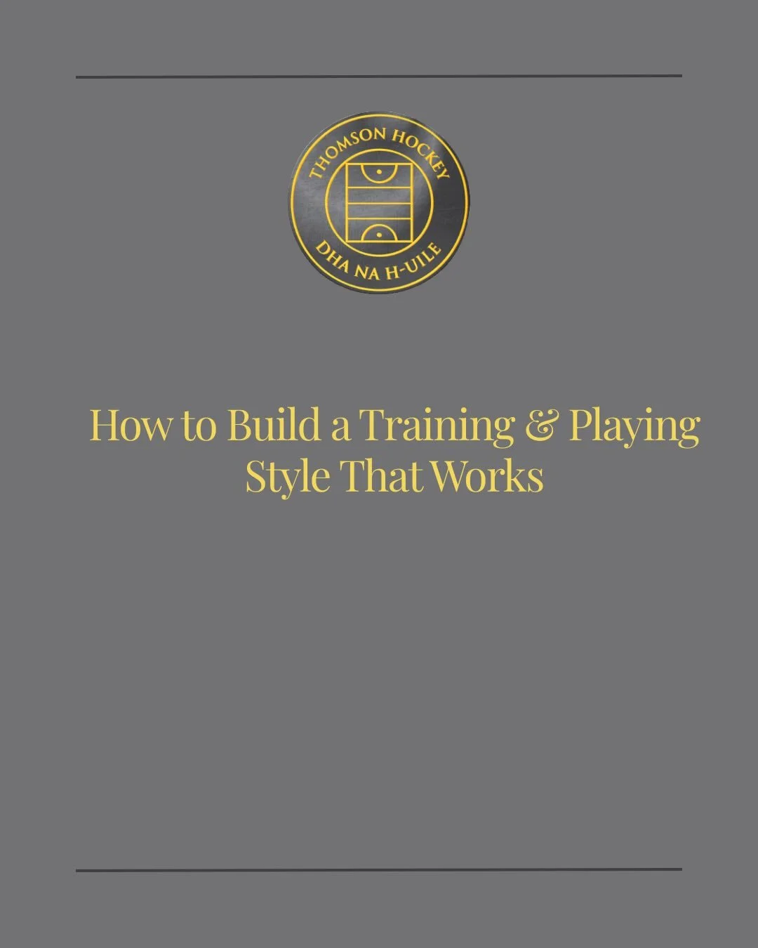 Great coaching isn&rsquo;t just about drills &mdash; it&rsquo;s about having a clear identity and knowing what you want to see from your players.

Here&rsquo;s how I approach it:

🔹 1. Define the Game You Want to Play
What does your team look like o